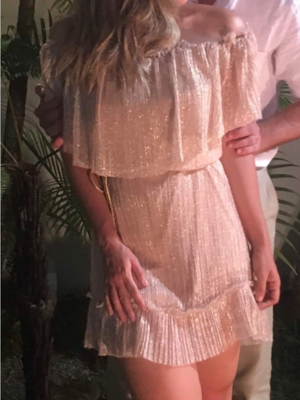 FARM Rio Off-Shoulder Mini Dress
